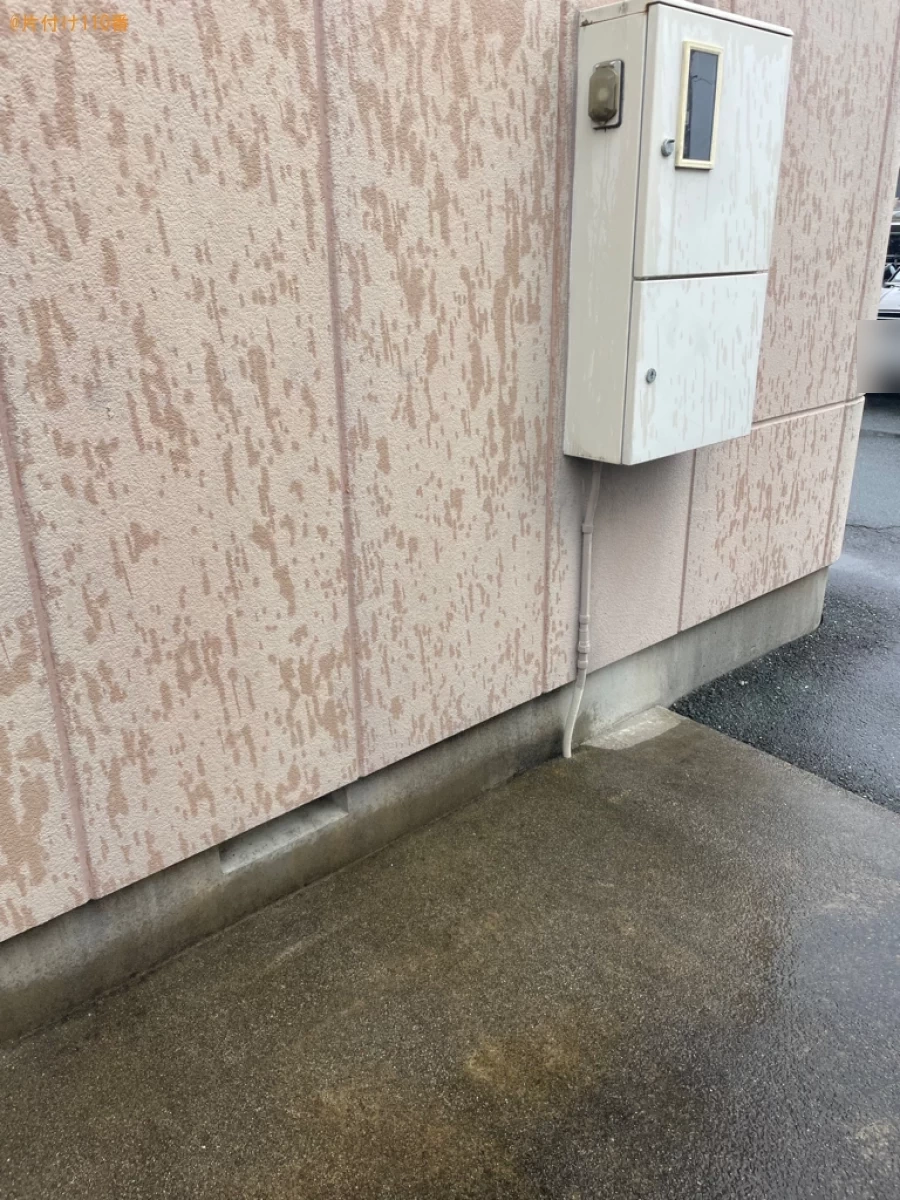 【浜松市北区】冷蔵庫、二人掛けソファー等の回収と床のクリーニング