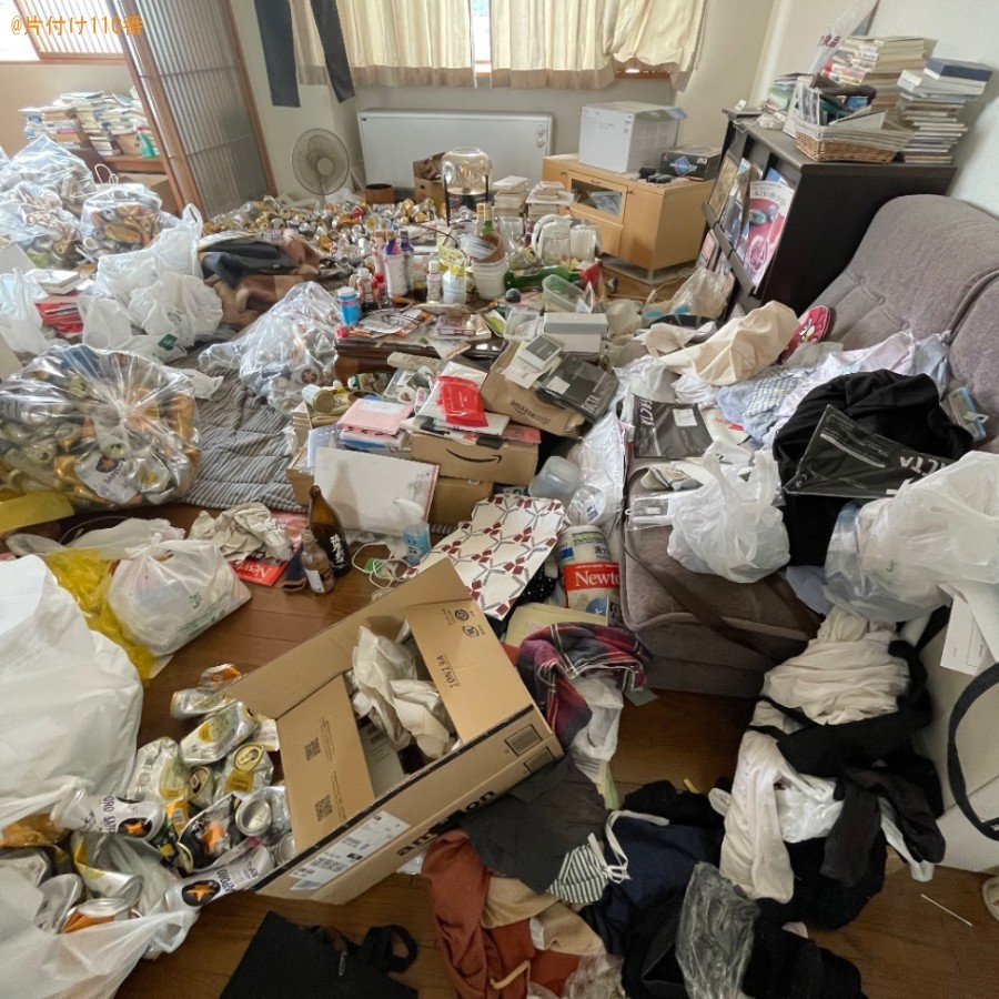 部屋の片付け作業とクリーニングご依頼　お客様の声